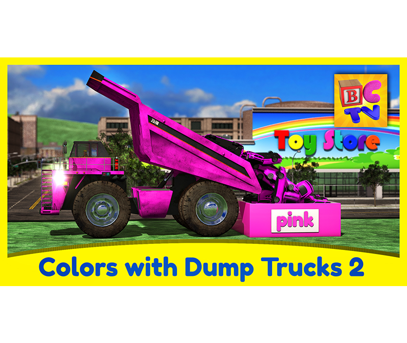Learn Colors with Dump Trucks Part 2