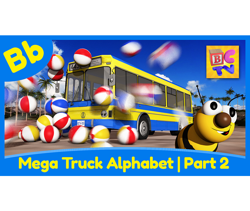 Mega Truck Alphabet Part 2 | B